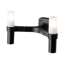 Load image into Gallery viewer, Crown Wall Light in Black (2-Light).

