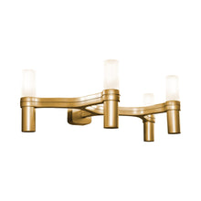 Load image into Gallery viewer, Crown Wall Light in Gold (4-Light).
