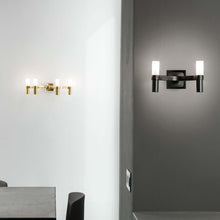 Load image into Gallery viewer, Crown Wall Light in living room.
