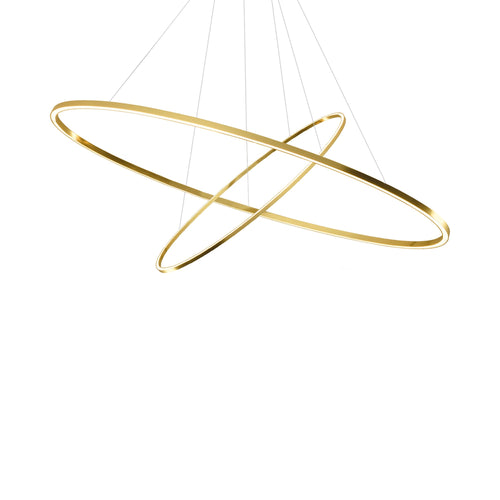 Ellisse LED Double Mega Pendant Light.