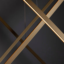 Load image into Gallery viewer, Ellisse LED Double Mega Pendant Light in Detail.
