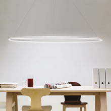 Load image into Gallery viewer, Ellisse LED Major Pendant Light in office.

