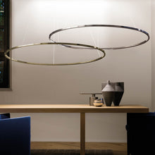 Load image into Gallery viewer, Ellisse LED Major Pendant Light in dining room.
