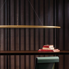 Load image into Gallery viewer, Ellisse LED Mega Pendant Light in Detail.
