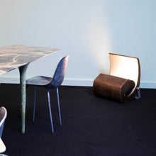 Load image into Gallery viewer, Escargot Floor Lamp in living room.
