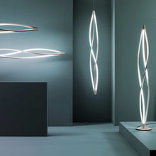 Load image into Gallery viewer, In The Wind LED Floor Lamp in exhibition.
