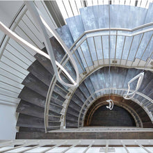 Load image into Gallery viewer, In The Wind LED Pendant Light in stairs.
