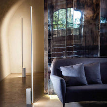 Load image into Gallery viewer, Linescapes LED Floor Lamp in living room.
