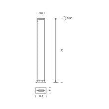 Load image into Gallery viewer, Logo Floor Lamp - line drawing.
