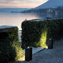 Load image into Gallery viewer, Mais Plus Que Cela Je Ne Peux Pas LED Floor Lamp in Outside Area.
