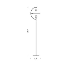 Load image into Gallery viewer, Newton LED Floor Lamp - line drawing.
