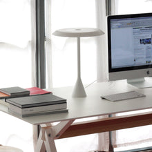 Load image into Gallery viewer, Panama LED Table Lamp in office.

