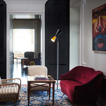 Load image into Gallery viewer, Parliament Floor Lamp in living room.
