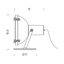 Load image into Gallery viewer, Projecteur Floor Lamp - line drawing.
