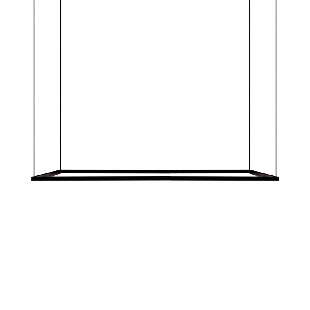 Spigolo LED Pendant Light in Black (Horizontal).