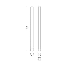 Load image into Gallery viewer, Tru LED Floor Lamp - line drawing.
