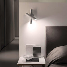 Load image into Gallery viewer, Tubes 2 LED Wall Light in bedroom.
