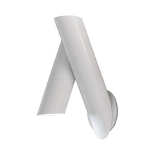 Load image into Gallery viewer, Tubes Large LED Wall Light in White/White.
