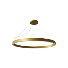 Load image into Gallery viewer, Zirkol LED Pendant Light in Gold (Circular/39.4-Inch/45W).
