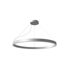 Load image into Gallery viewer, Zirkol LED Pendant Light in White (Circular/39.4-Inch/45W).
