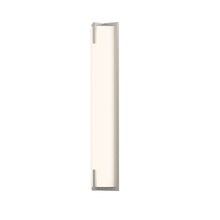 Load image into Gallery viewer, New Edge™ LED Bath Vanity Light in Small/Satin Nickel.
