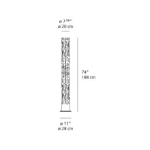Load image into Gallery viewer, New Nature LED Floor Lamp - line drawing.
