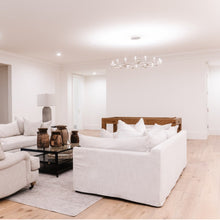 Load image into Gallery viewer, Nexus LED Chandelier in living room.
