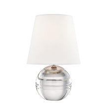 Load image into Gallery viewer, Nicole Table Lamp in Silver.
