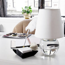 Load image into Gallery viewer, Nicole Table Lamp in living room.
