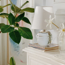 Load image into Gallery viewer, Nicole Table Lamp in living room.
