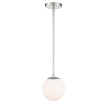 Load image into Gallery viewer, Niveous LED Pendant Light in Small/Brushed Nickel.
