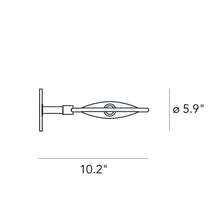 Load image into Gallery viewer, Nobi Wall Light - line-drawing.
