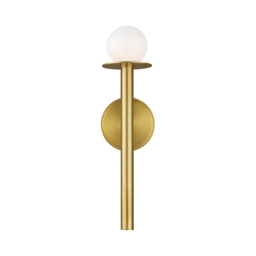 Nodes Bath Wall Light in Brass.