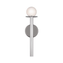 Load image into Gallery viewer, Nodes Bath Wall Light in Polished Nickel (1-Light).
