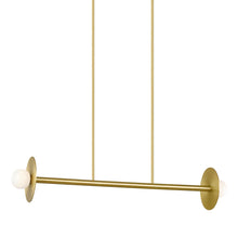 Load image into Gallery viewer, Nodes Linear Chandelier Detail.
