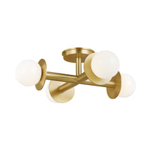 Load image into Gallery viewer, Nodes Semi Flush Mount Ceiling Light in Detail.
