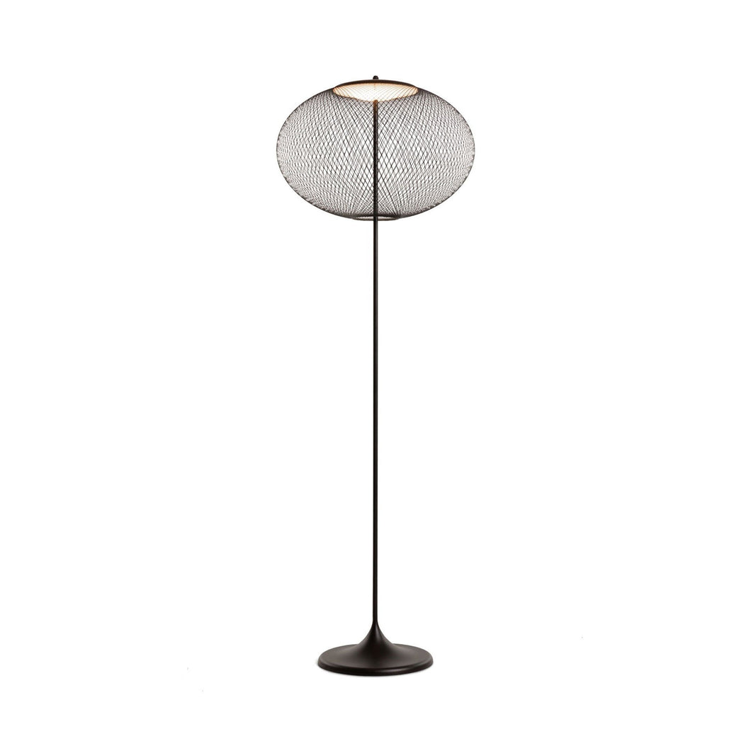 NR2 LED Floor Lamp in Black.