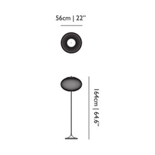 Load image into Gallery viewer, NR2 LED Floor Lamp - line drawing.
