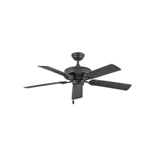 Load image into Gallery viewer, Oasis Ceiling Fan in Matte Black / Matte Black (52-Inch).
