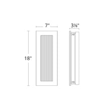 Load image into Gallery viewer, Oath Outdoor LED Wall Light- line drawing.
