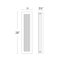 Load image into Gallery viewer, Oath Outdoor LED Wall Light- line drawing.
