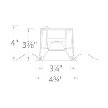 Load image into Gallery viewer, Ocular 3.0 Round Downlight LED Recessed Trim - line drawing.
