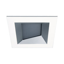 Load image into Gallery viewer, Ocularc 3.5 Square Wall Wash LED Recessed Trim in Haze White.

