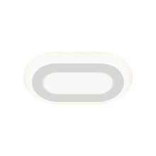 Load image into Gallery viewer, Offset™ Racetrack LED Flush Mount Ceiling Light in Small/Racetrack.

