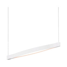 Load image into Gallery viewer, Ola™ LED Linear Pendant Light in Satin White/1-Light.
