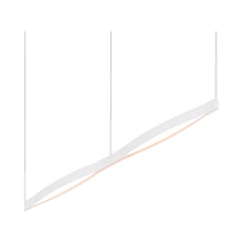 Load image into Gallery viewer, Ola™ LED Linear Pendant Light in Satin White/2-Light.
