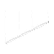 Load image into Gallery viewer, Ola™ LED Linear Pendant Light in Satin White/3-Light.
