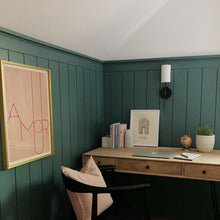 Load image into Gallery viewer, Olivia Wall Light in office.
