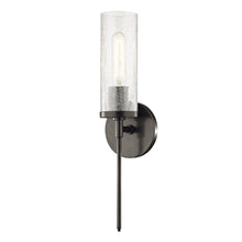 Load image into Gallery viewer, Olivia Wall Light in Old Bronze/Glass.
