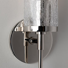 Load image into Gallery viewer, Olivia Glass Wall Light Detail.
